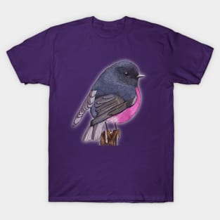 Robin bird pink T-Shirt